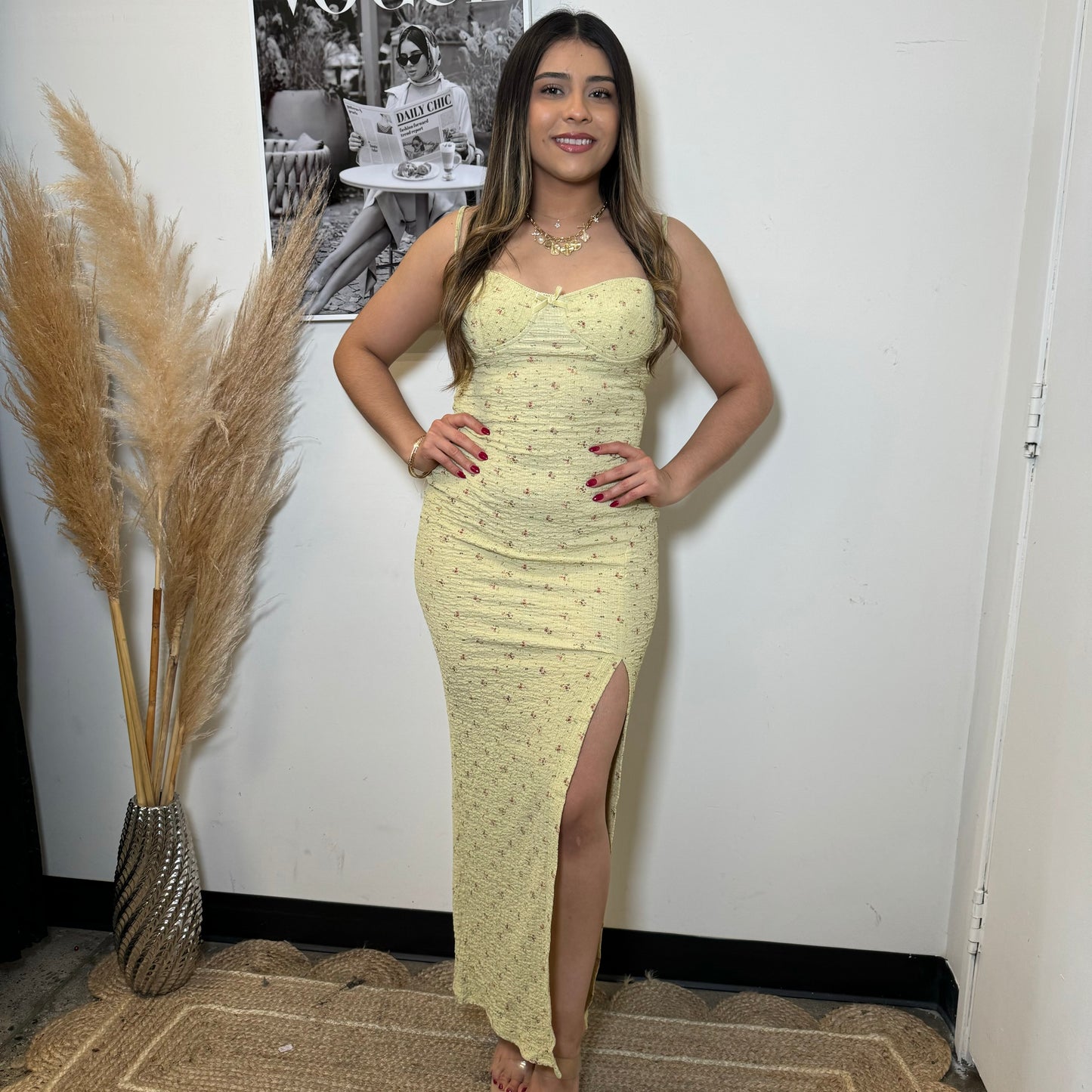 Tally Maxi Dress-Green1