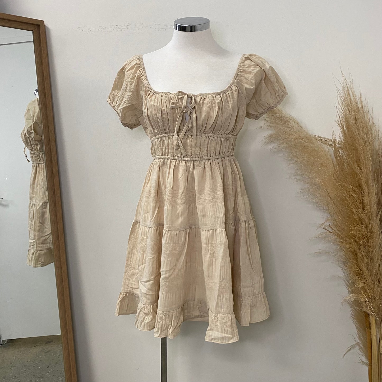 Daisy Dress-Beige