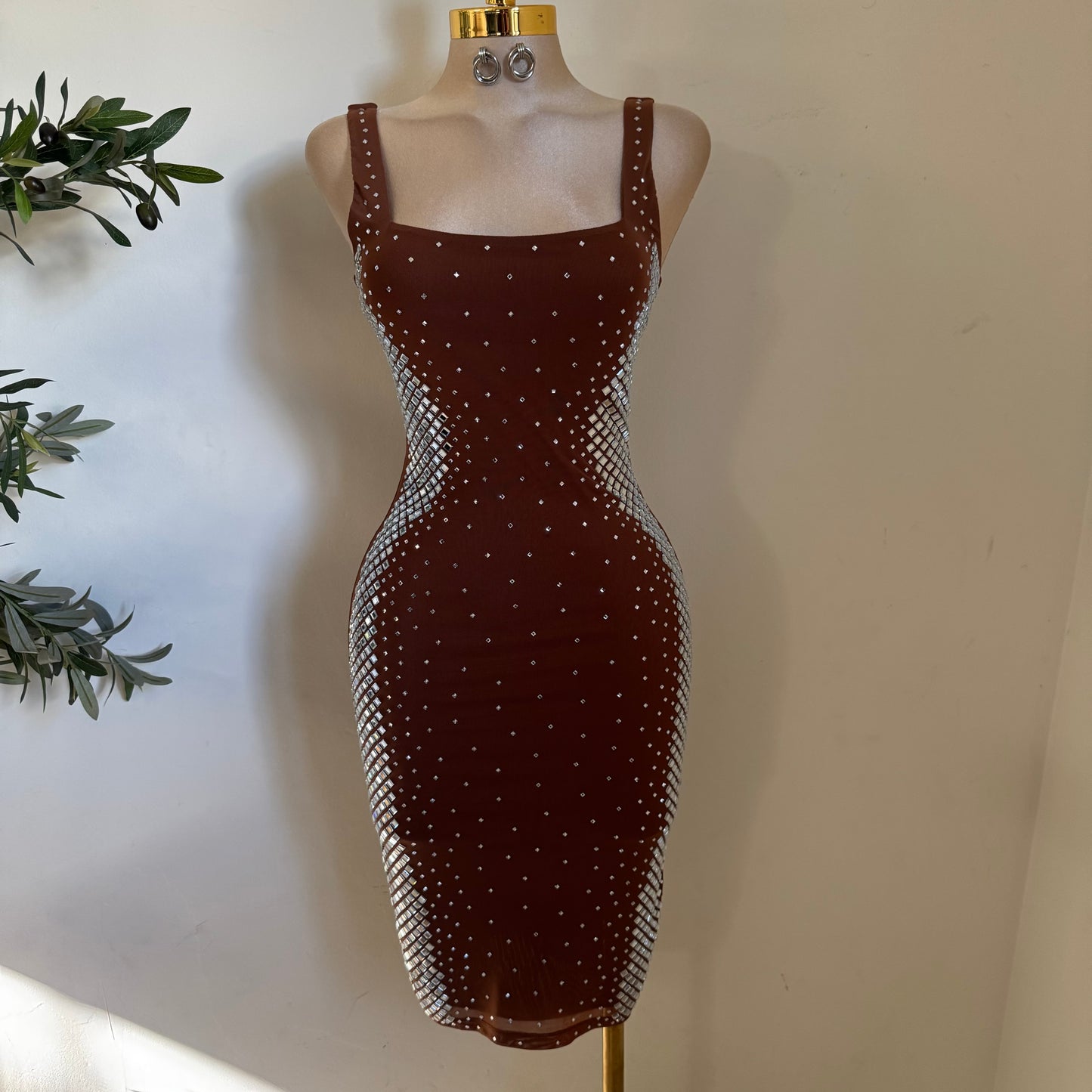 Yunia Dress-Coffee