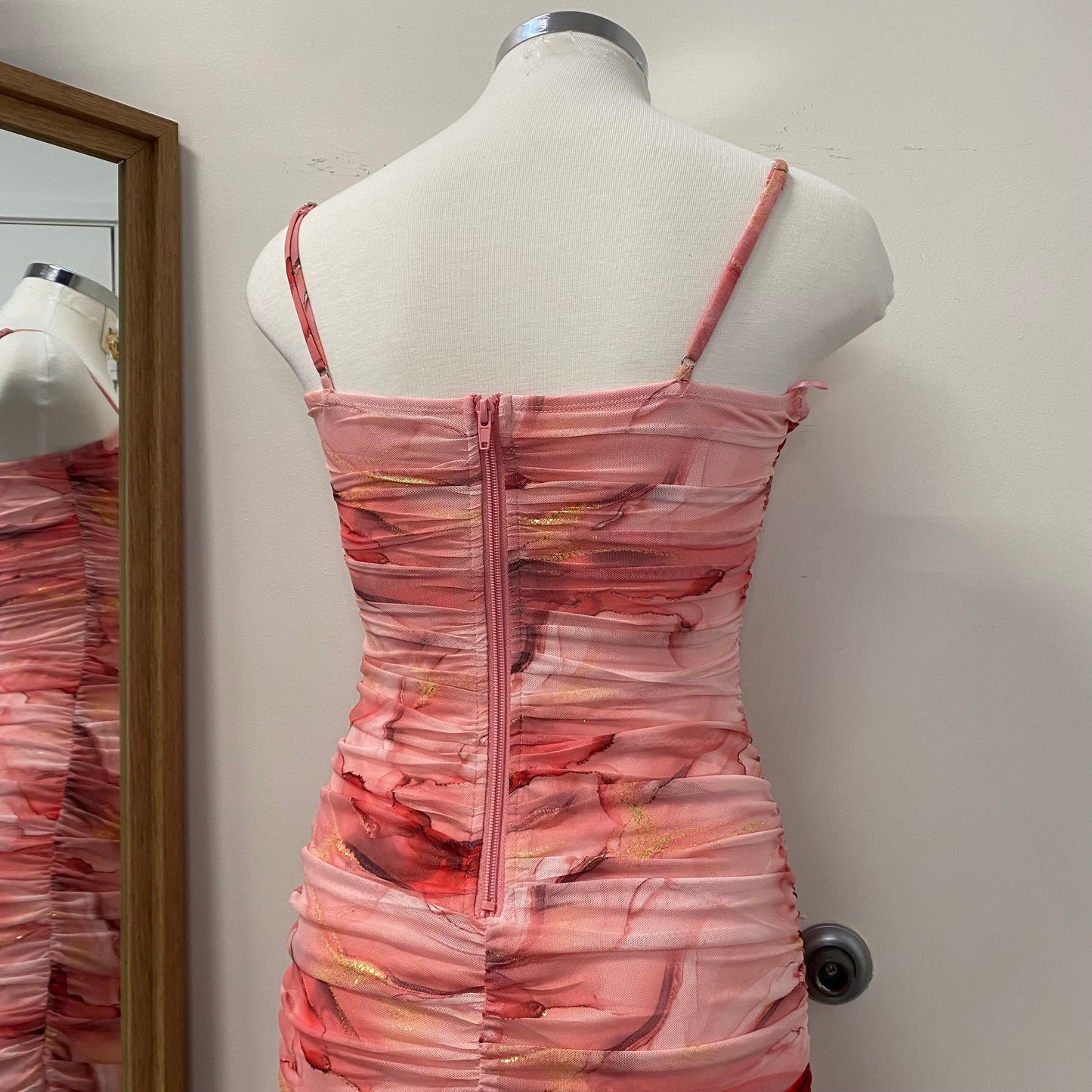Camila Midi Dress-Pink1