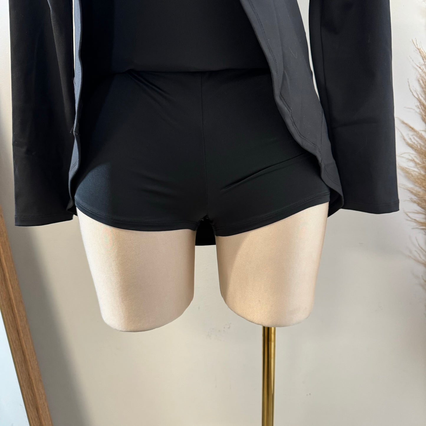 Coquetona Tennis Skirt Set-Black
