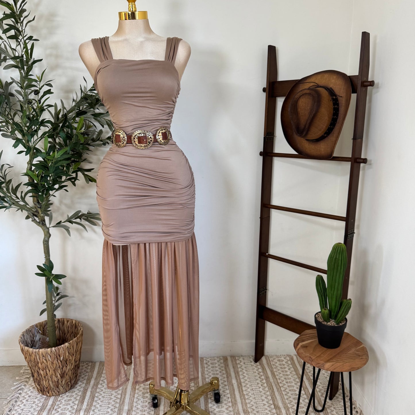 Ella Dress-Mocha