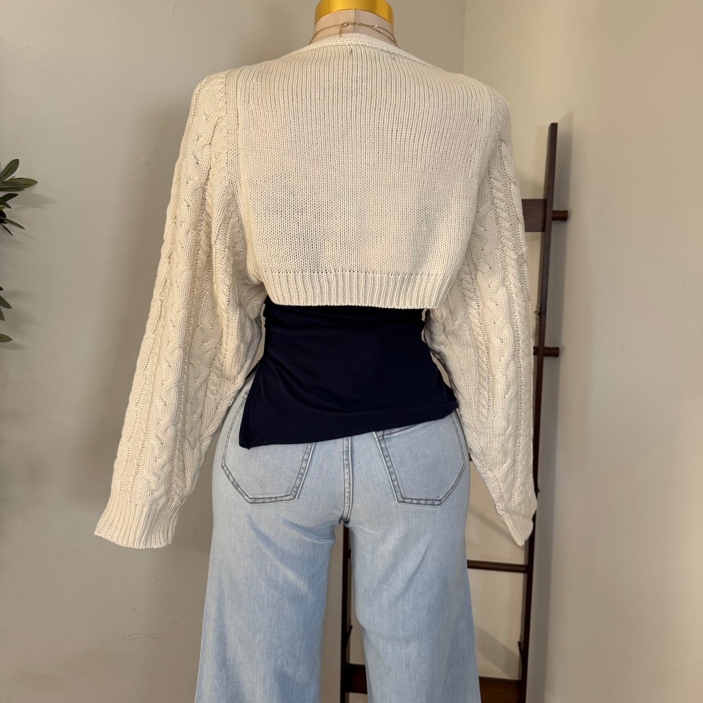 Braided Bolero -Cream
