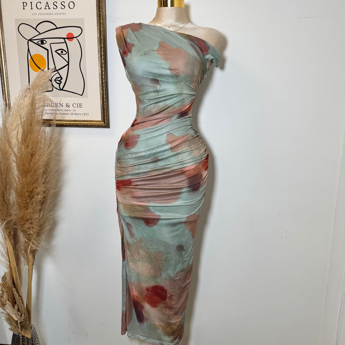 Luxi Dress-Mint