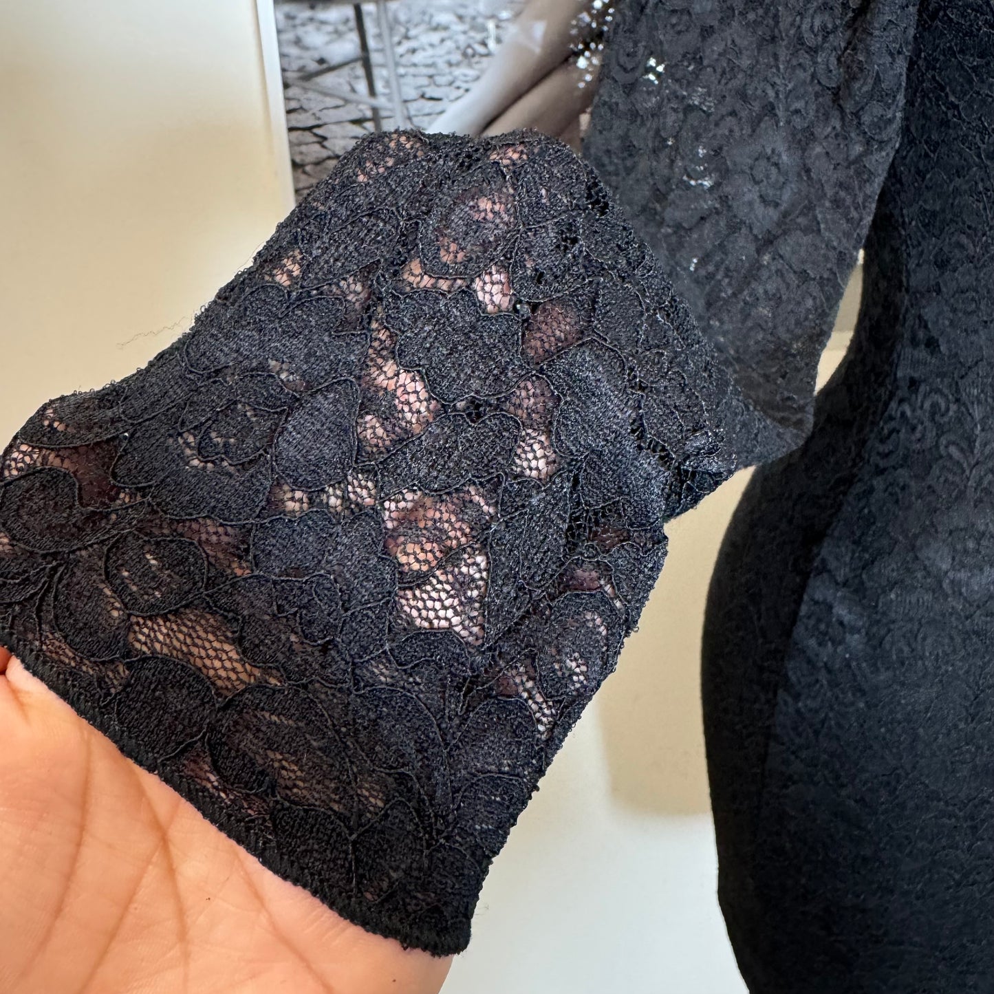 Rosie Lace Dress-Black