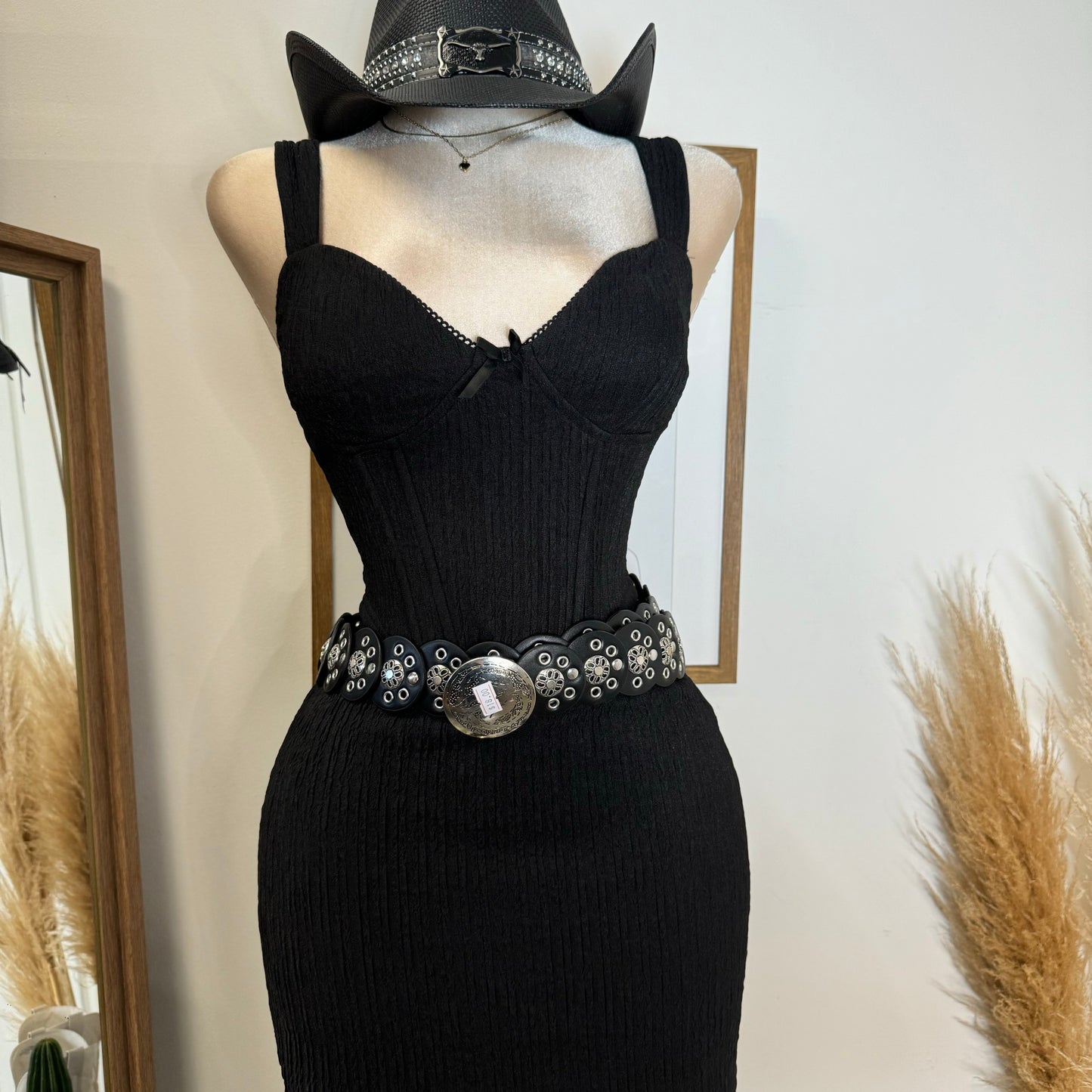 Cancun Corset Skirt Two Piece -Black1
