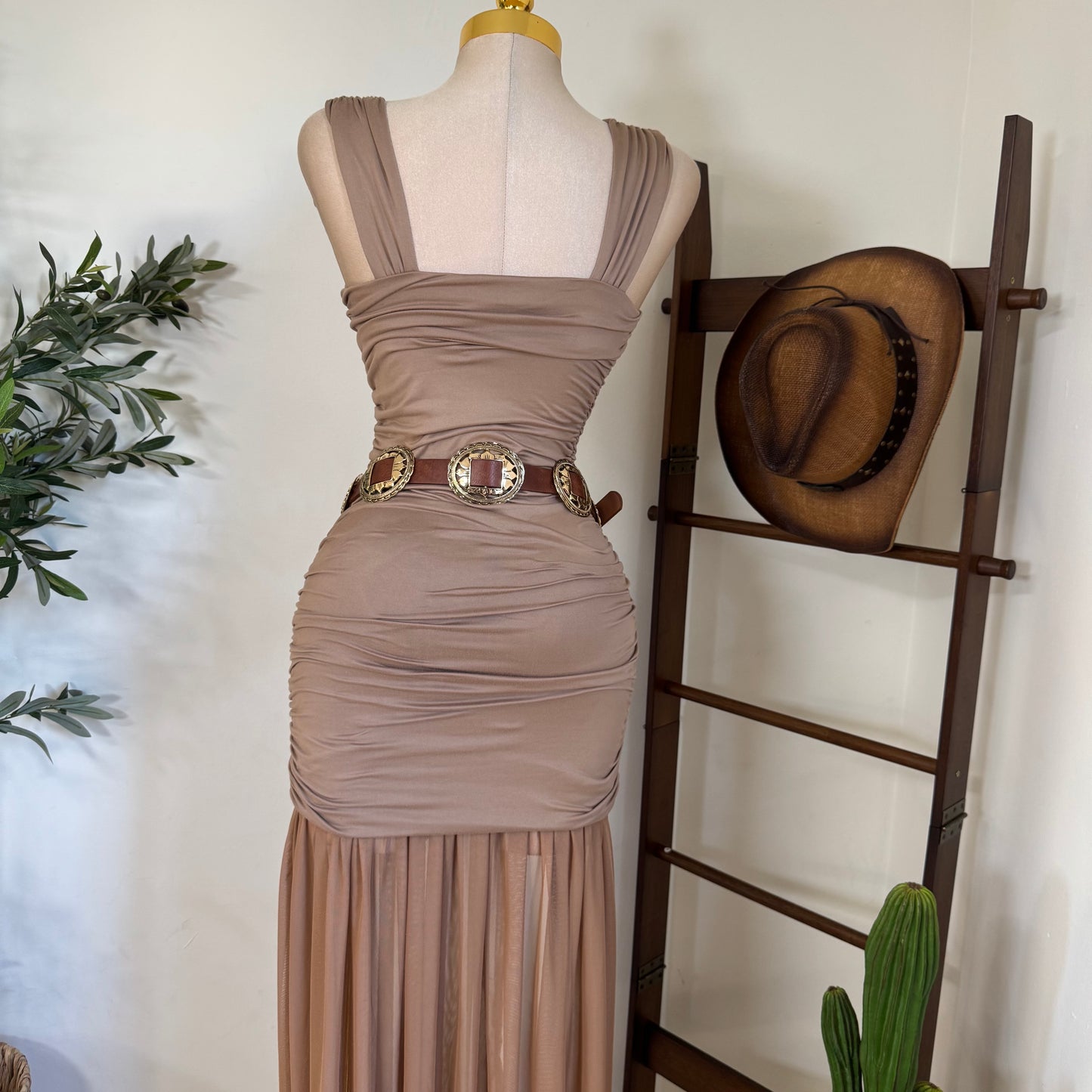 Ella Dress-Mocha