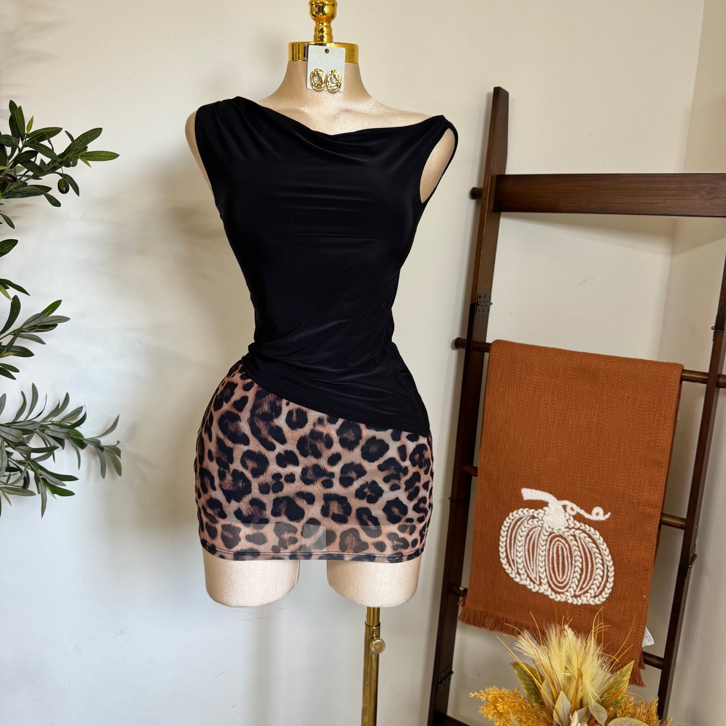 Cheetah Skirt-Animal print