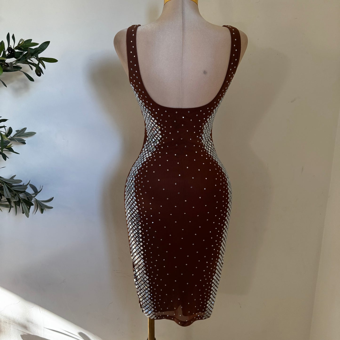 Yunia Dress-Coffee