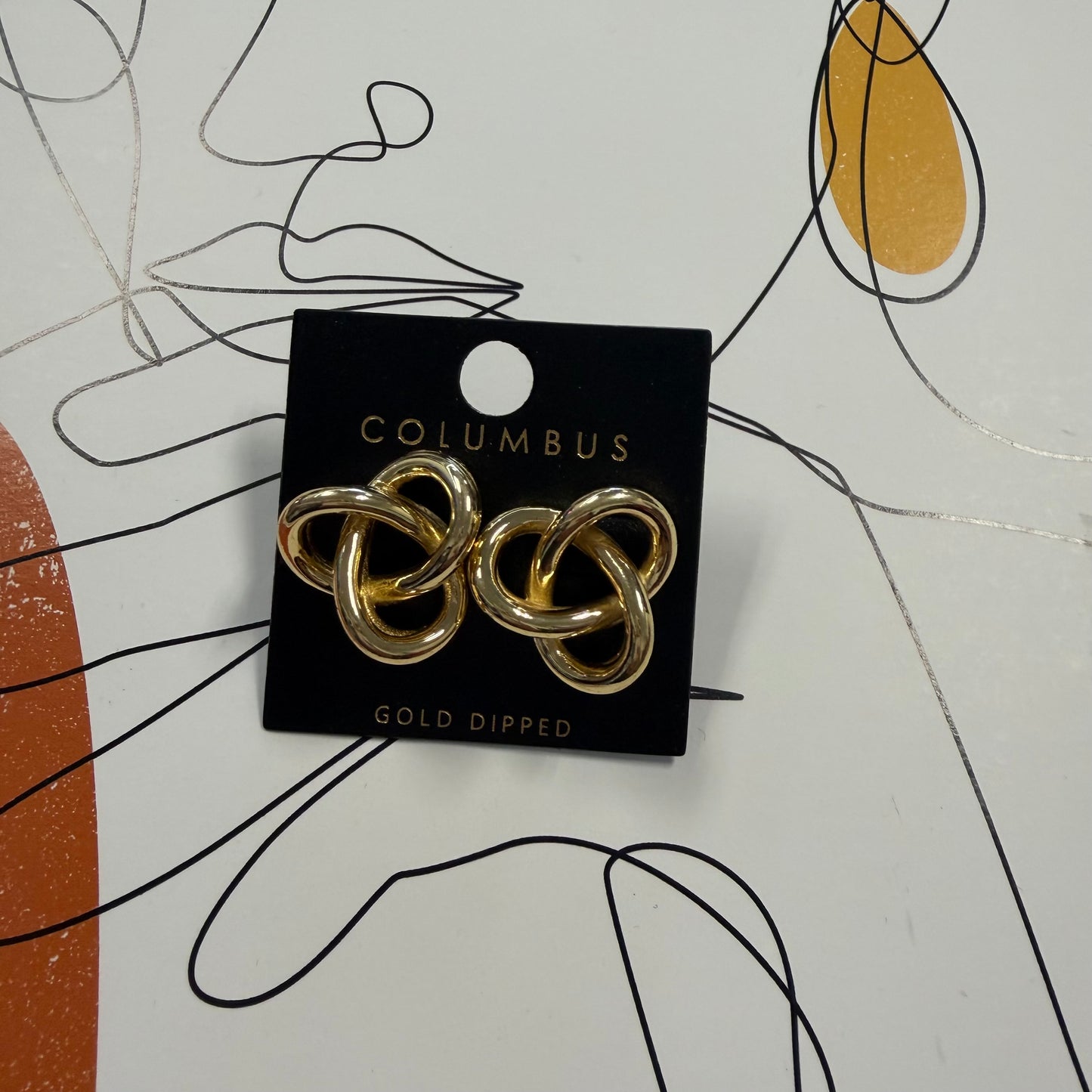 Gold Dipped earring