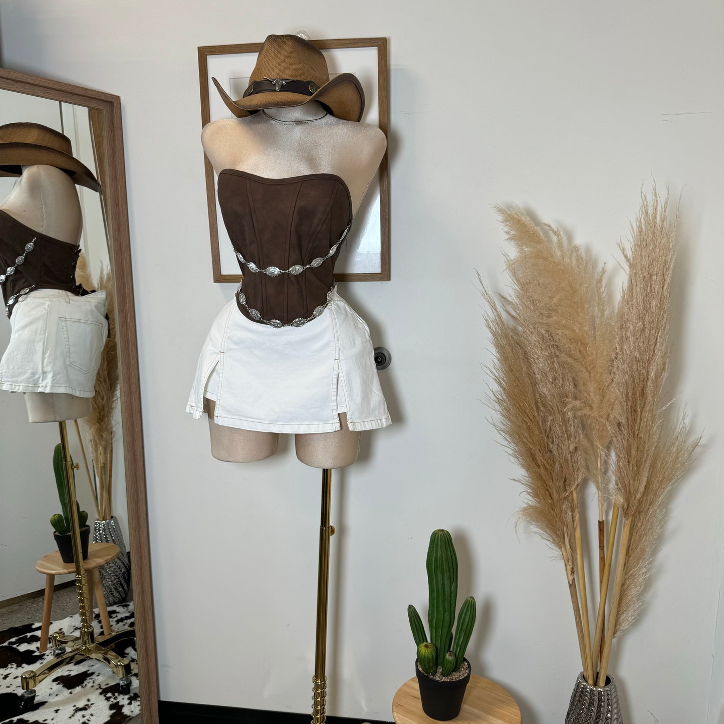 La Bota Corset -Brown