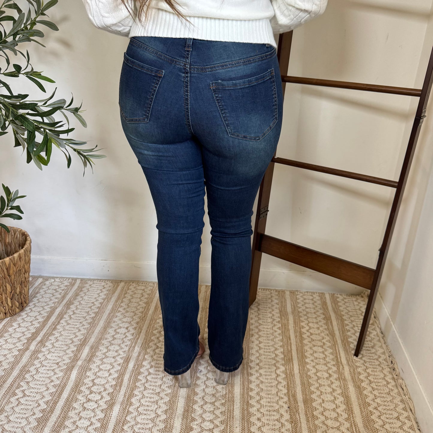 Vintage Wash Bootcut-Dark
