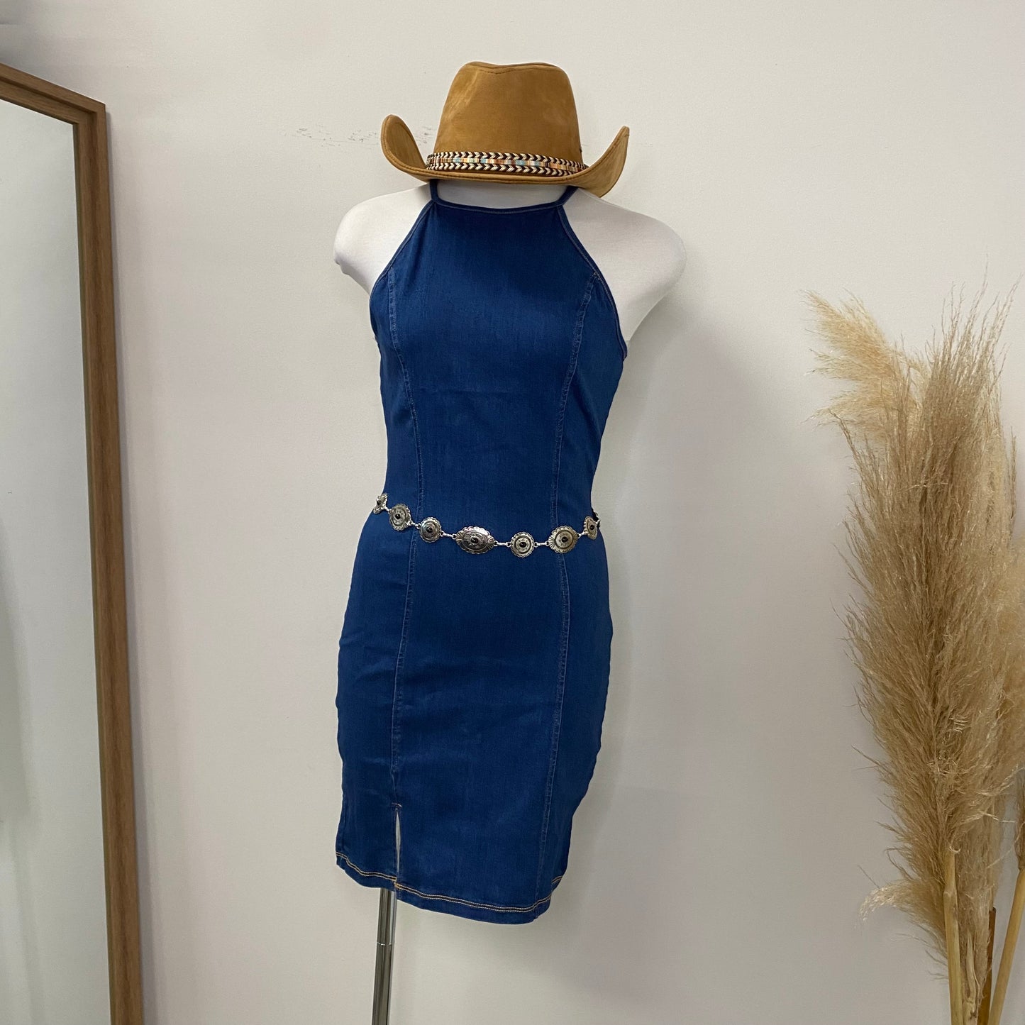 Denim Dress-Dress