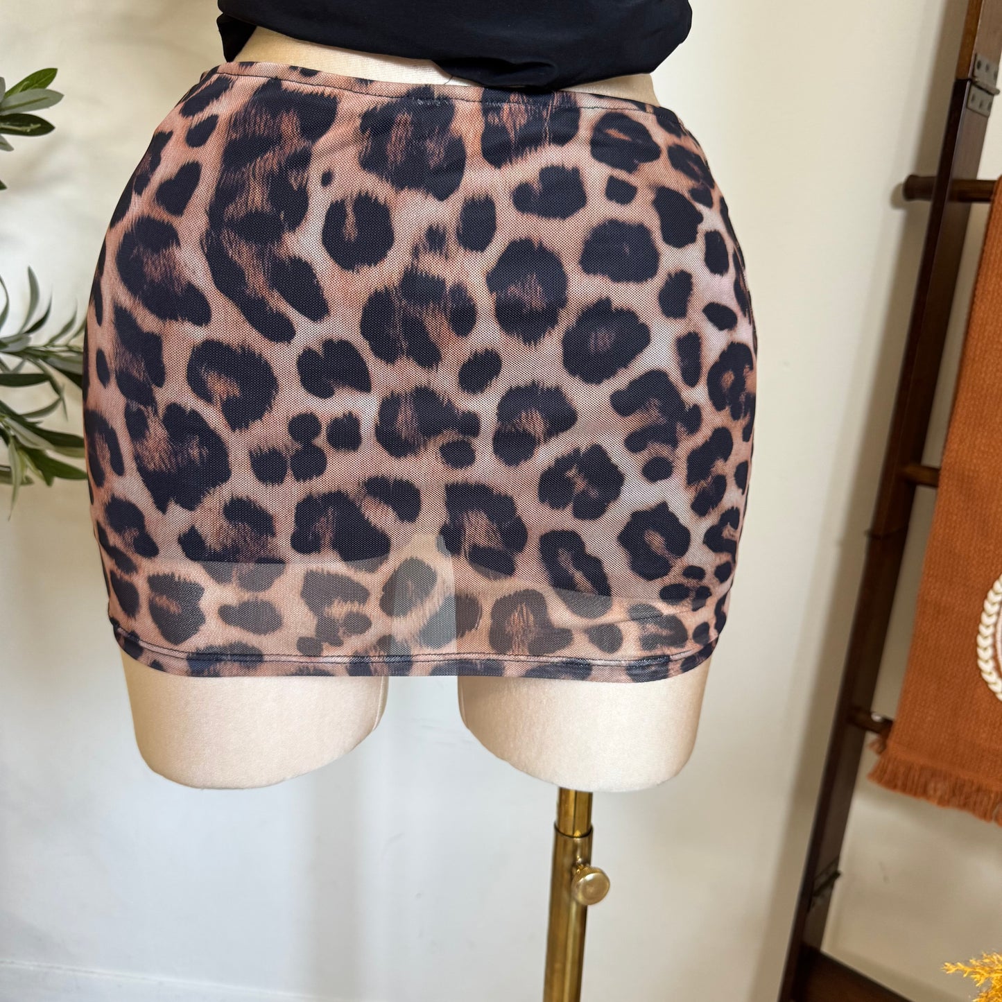 Cheetah Skirt-Animal print