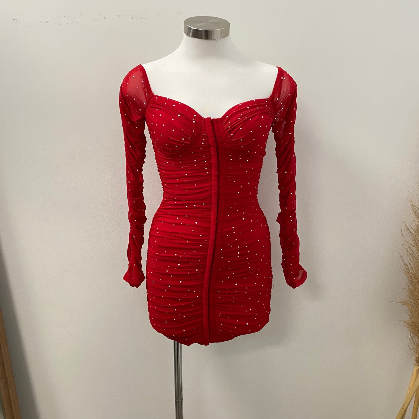 All About Me Dress-Red