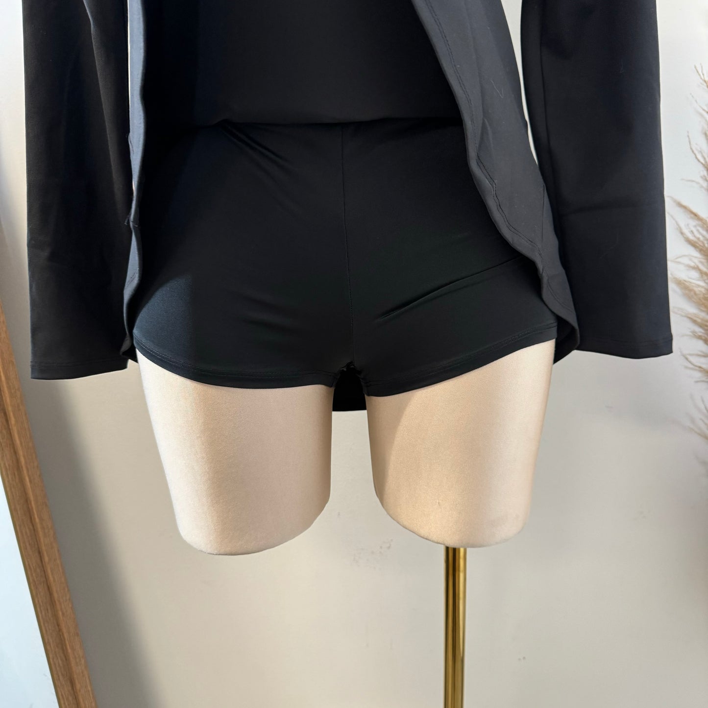 Coquetona Tennis Skirt Set-Black