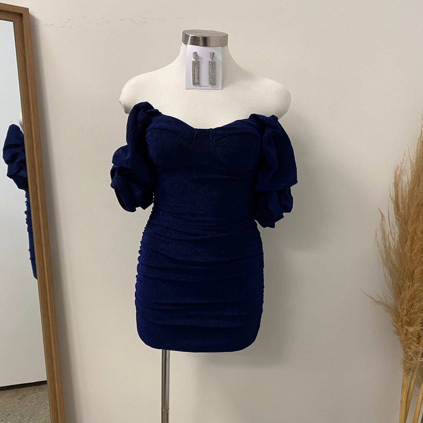 Kiarra Dress-Navy