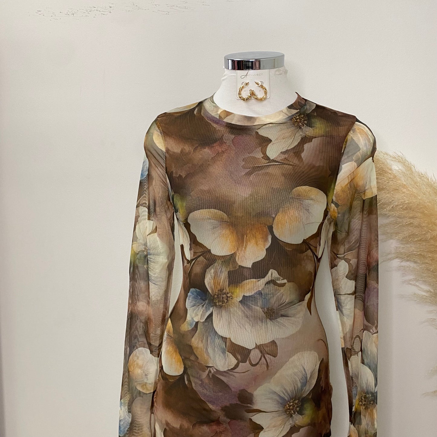 Limon Dress-Brown