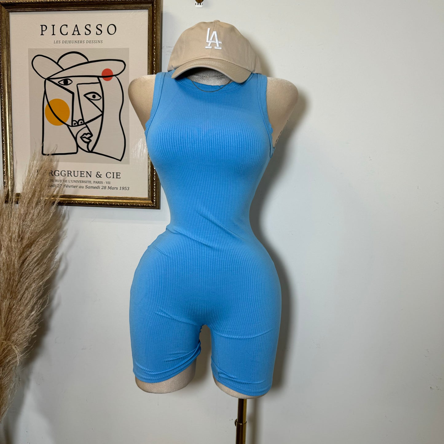 Sleeveless Snatched Romper