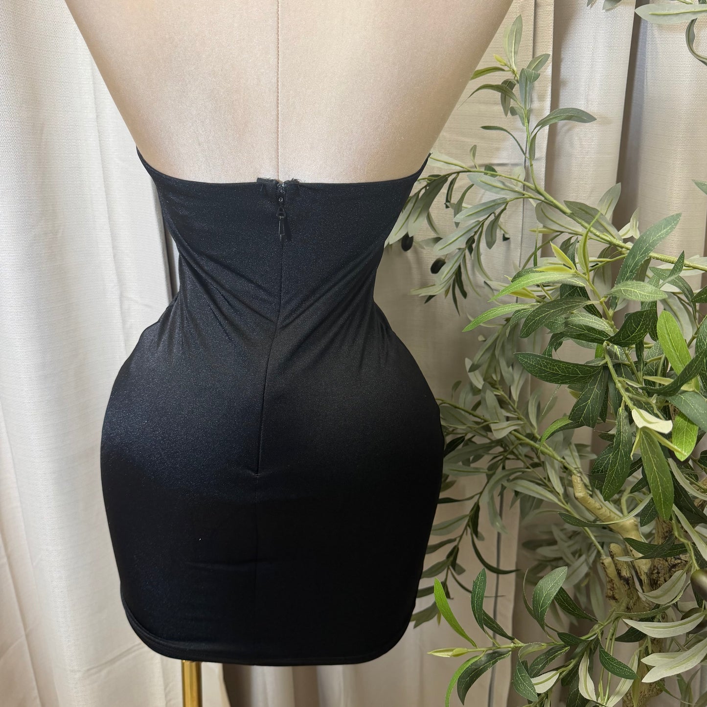 KNIT SHAKIRA DRESS-Black
