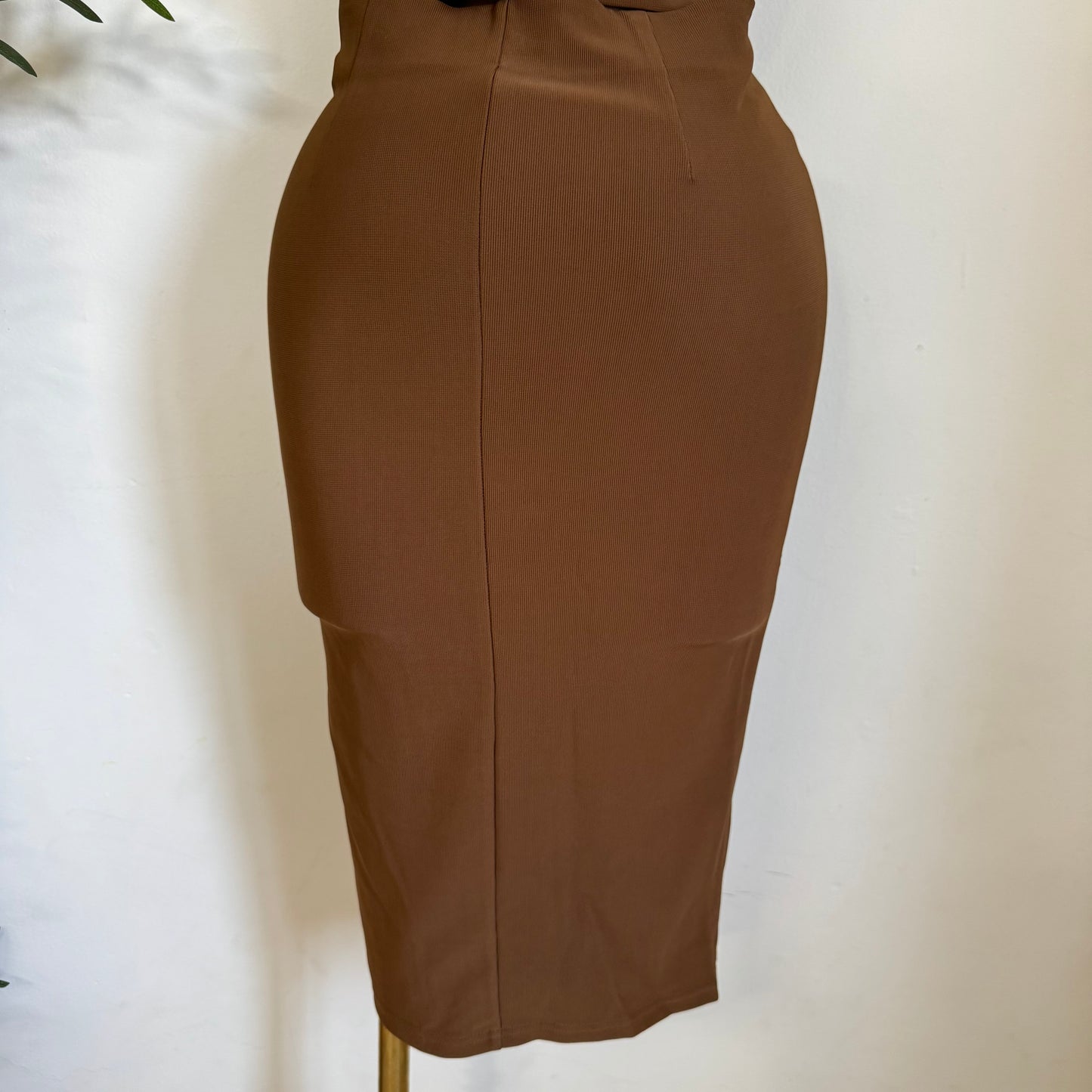 Mixy Skirt Set-Brown