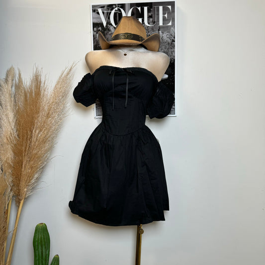 Corset Dress-Black