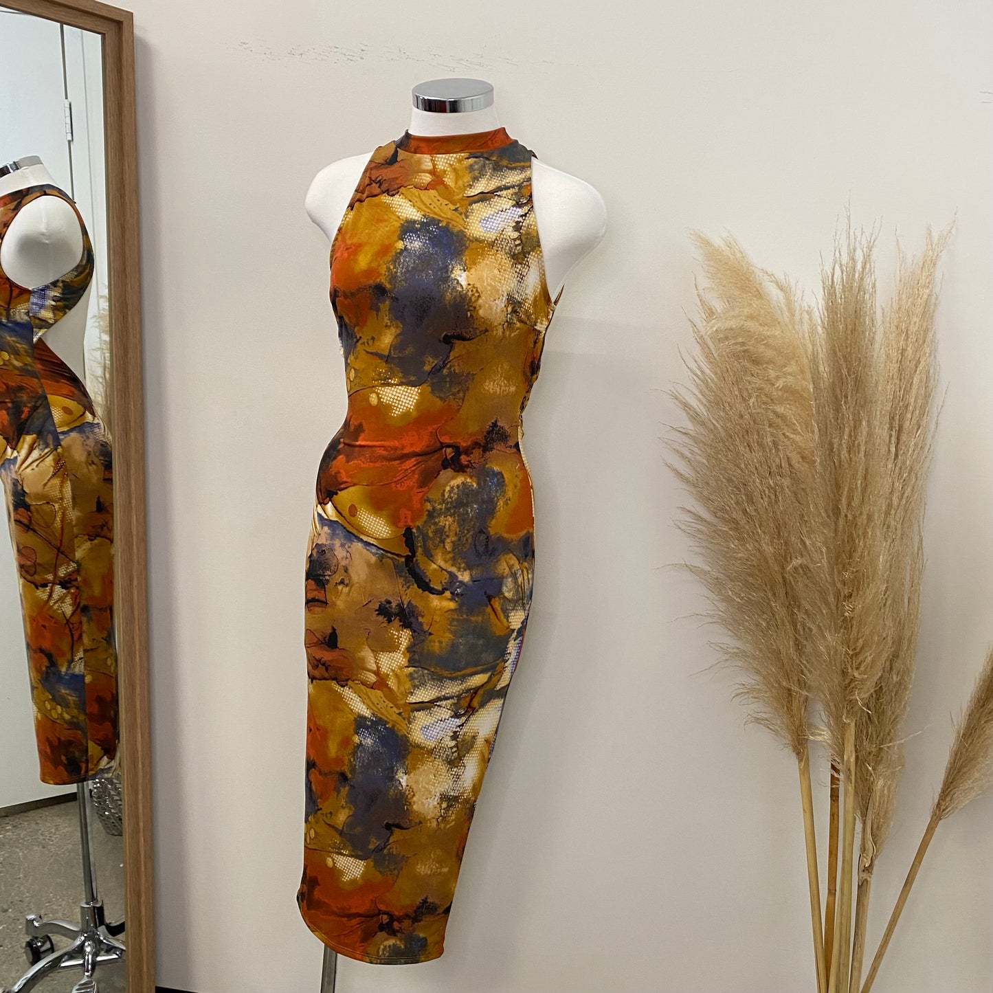 Camelia Dress-Multi