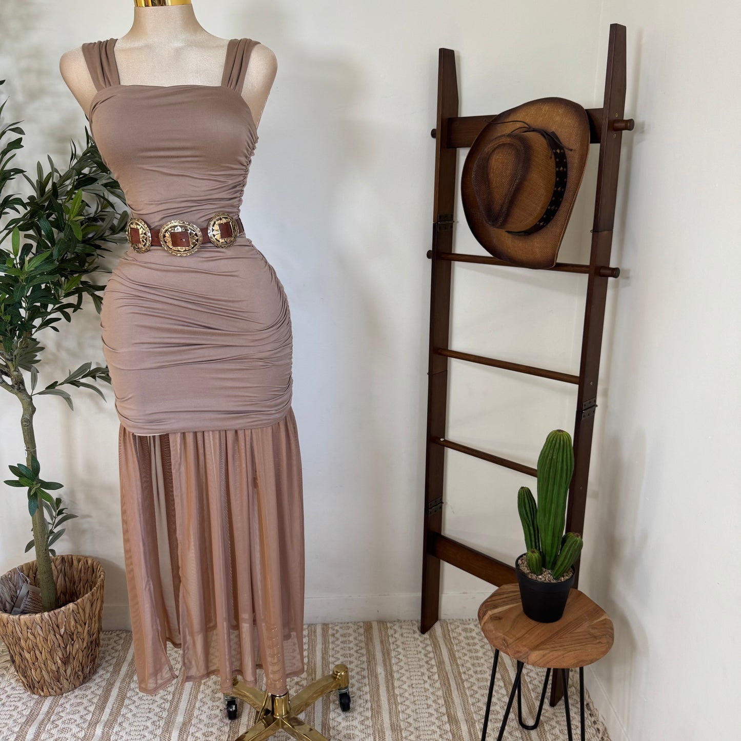 Ella Dress-Mocha