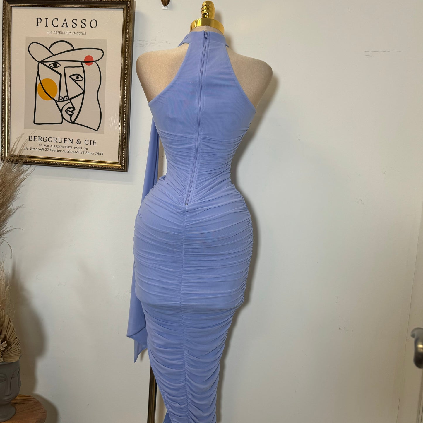 Evonne Dress-Periwinkle