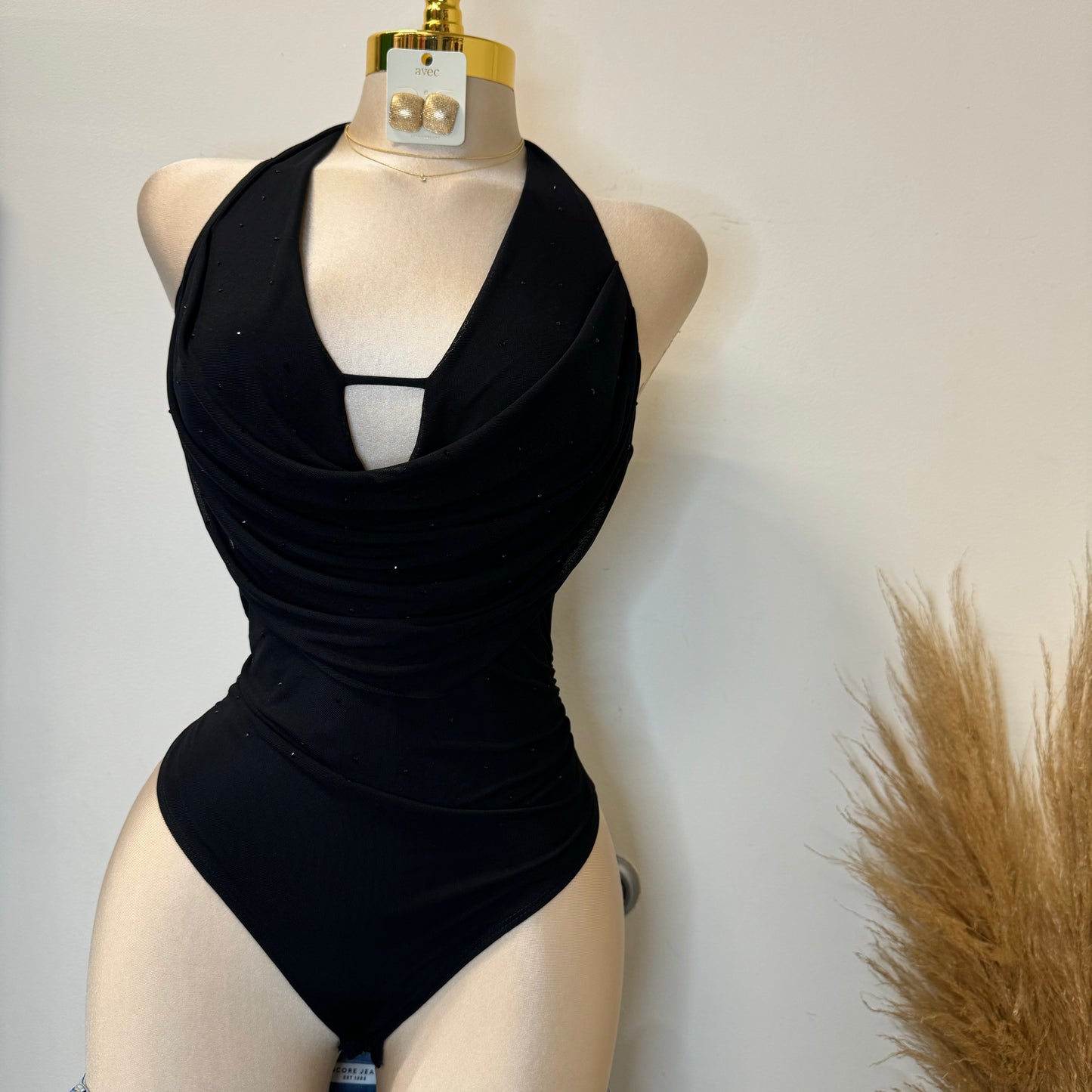 Alieen Mesh Bodysuit-Black1