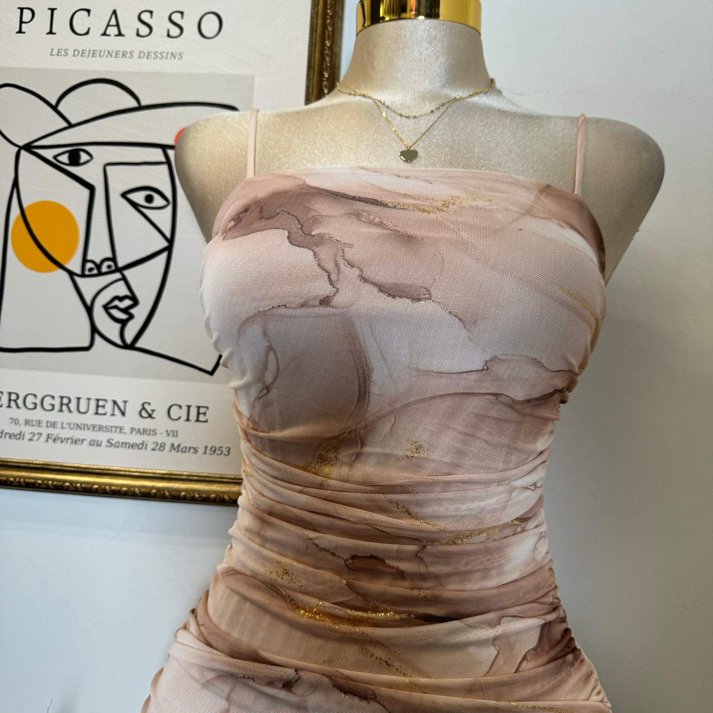 Marbel Midi Dress-Capuchino1