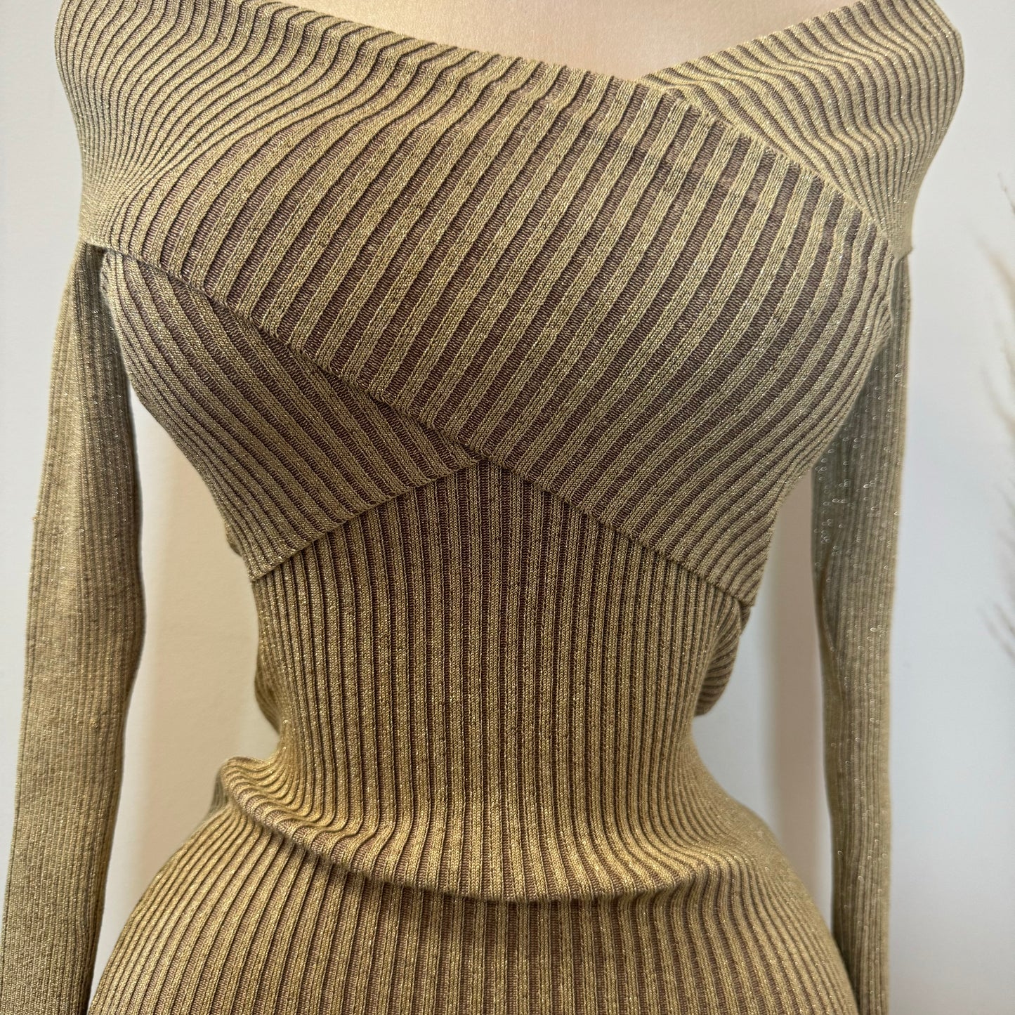 Goldy Dress-Gold