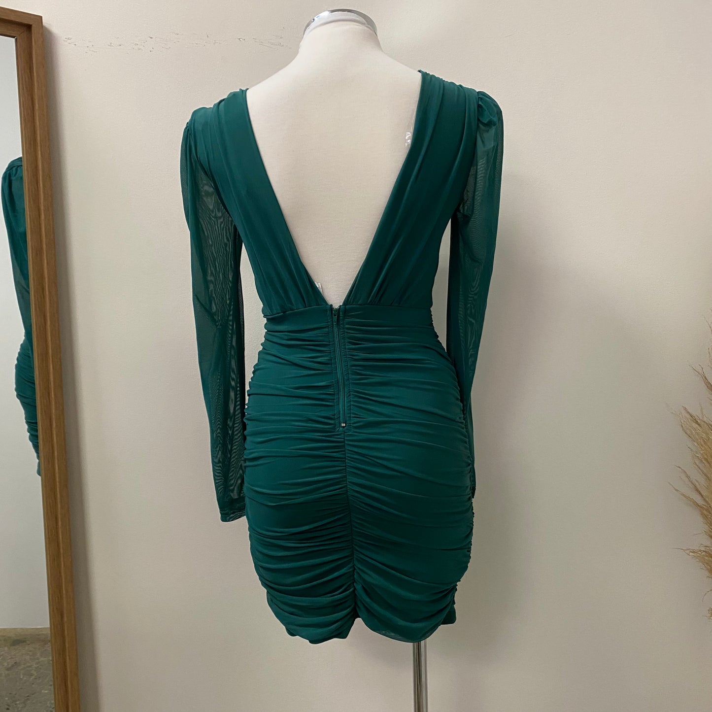 Alaire Dress-Hunter Green