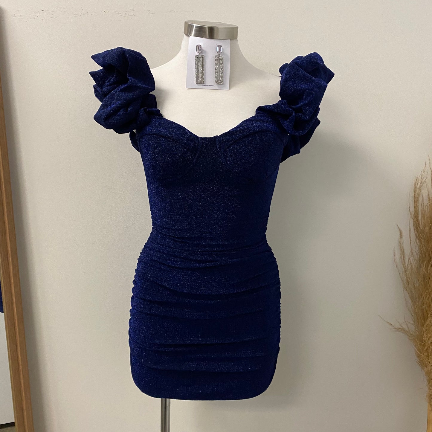 Kiarra Dress-Navy