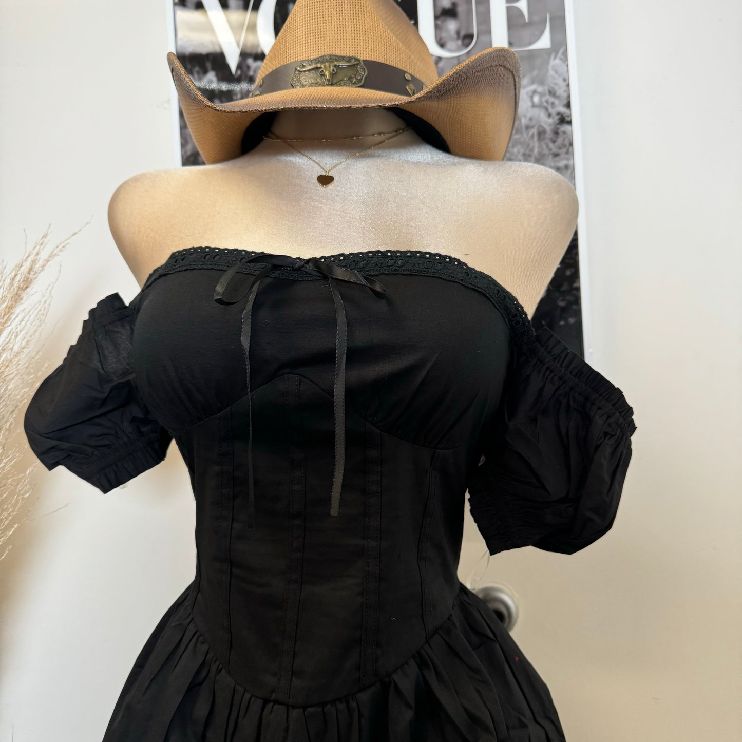 Corset Dress-Black