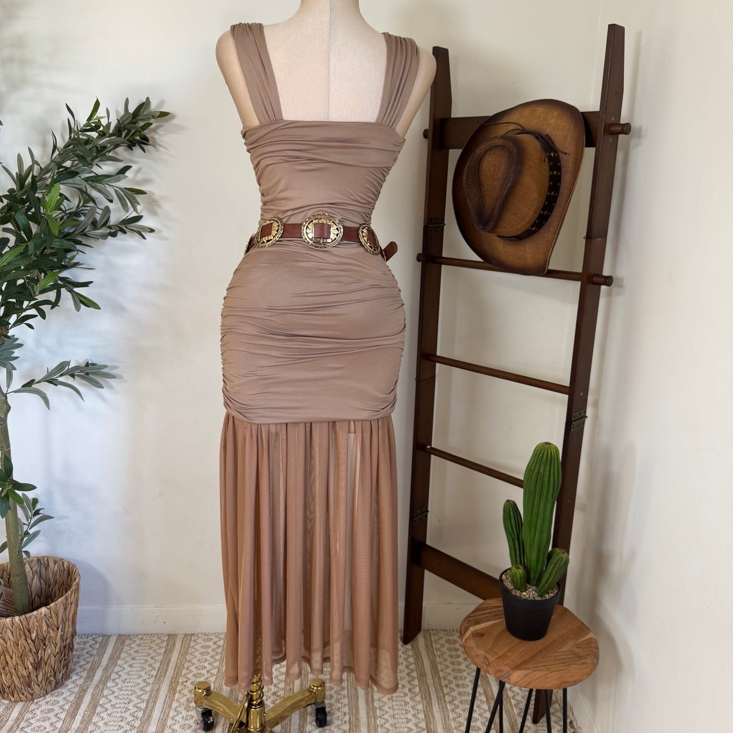 Ella Dress-Mocha