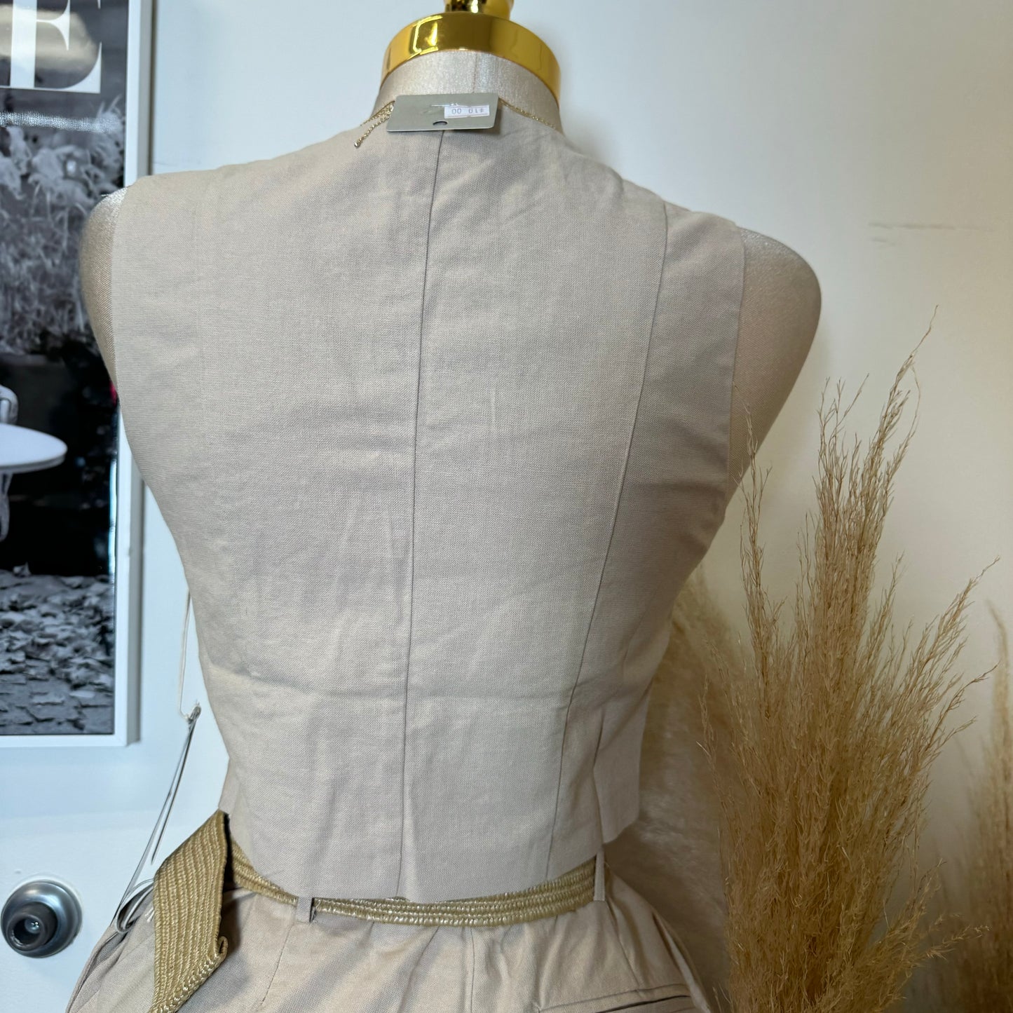 Verano Pant Two Piece Set-Beige