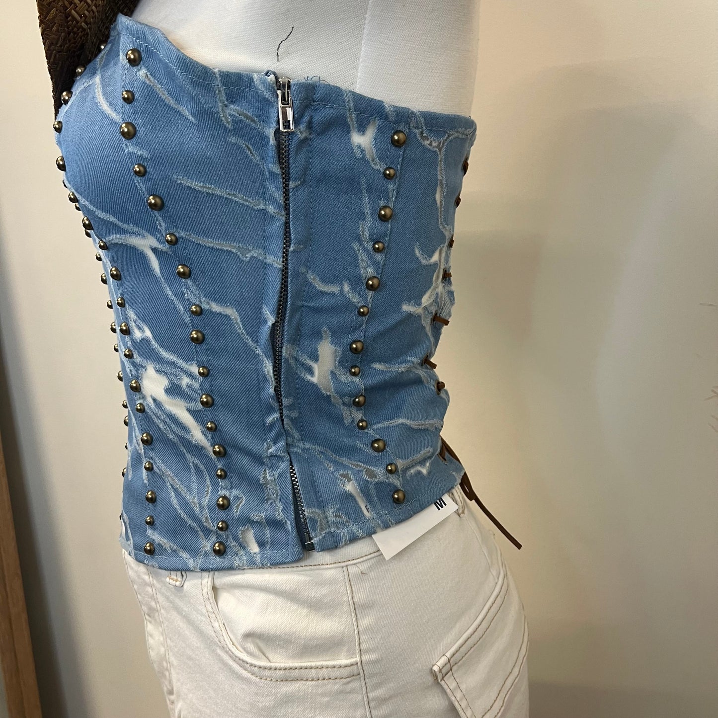 Pico Corset-Blue