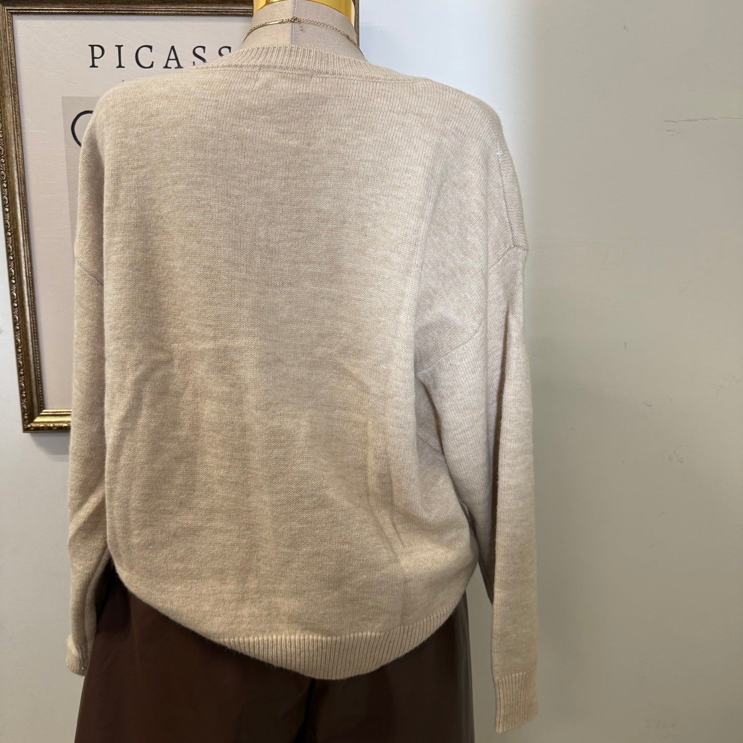 Bear Sweater PL -Taupe