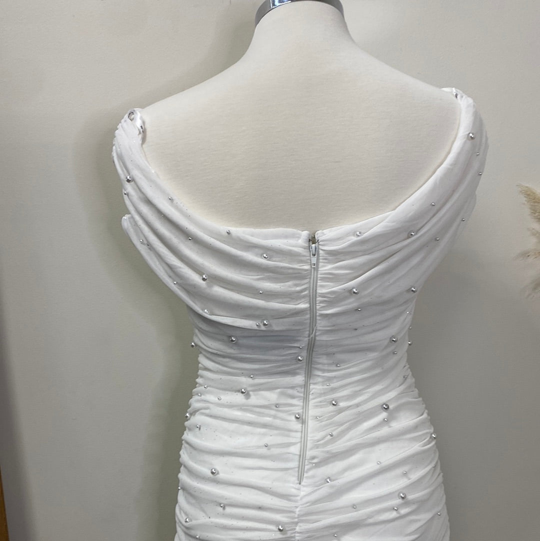 Luna Dress-White