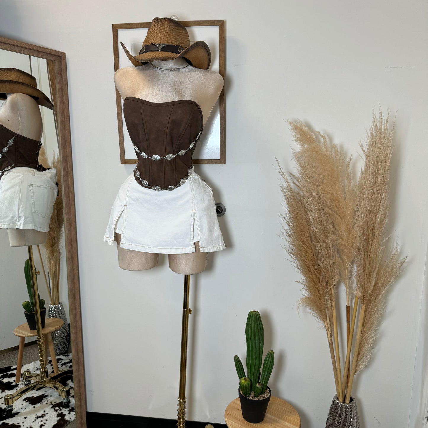 La Bota Corset -Brown