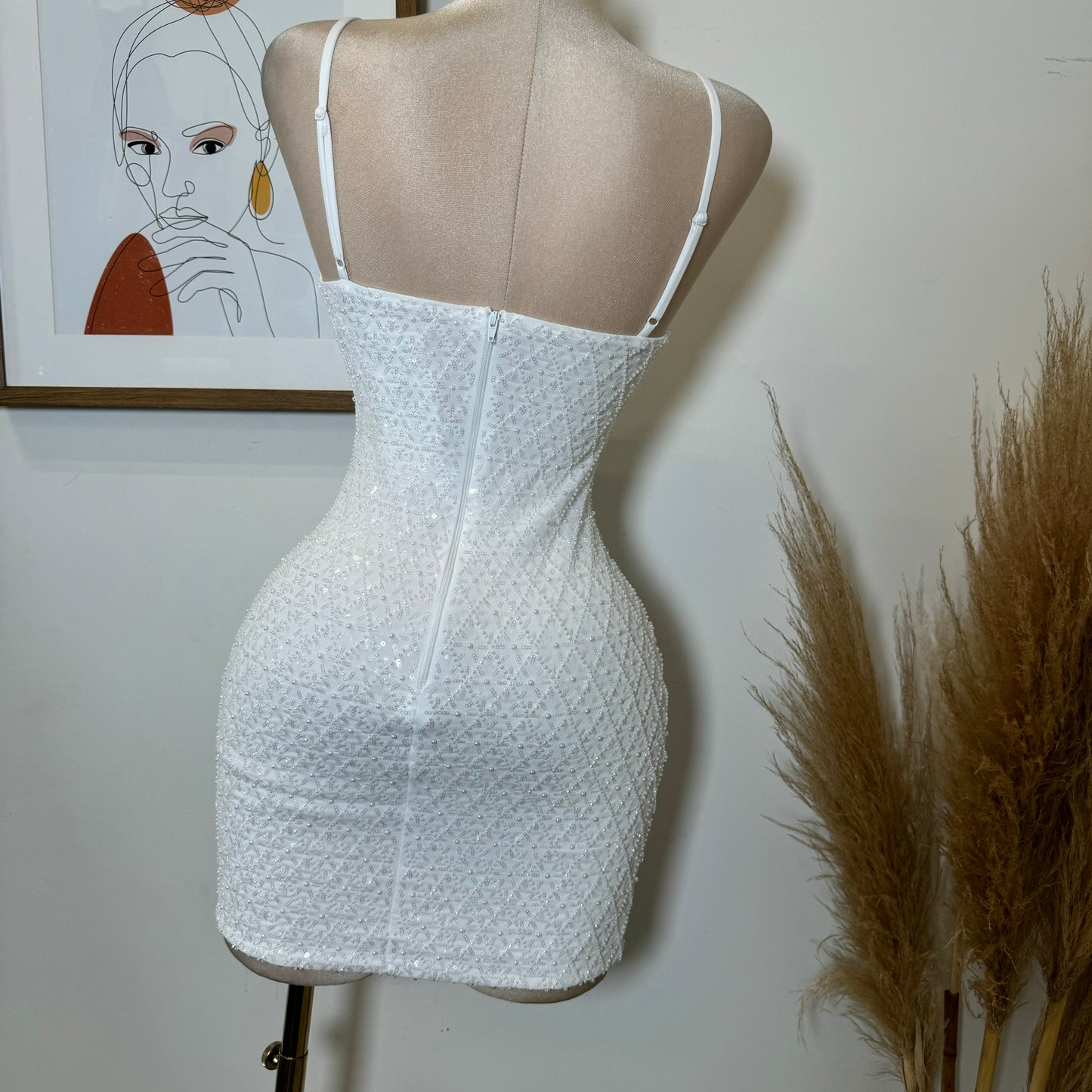 Grad Dress-White
