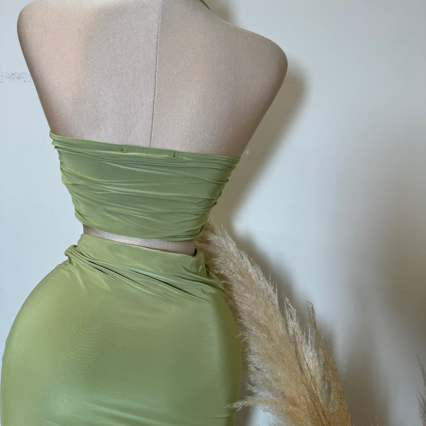 Bambo Skirt Set -Green