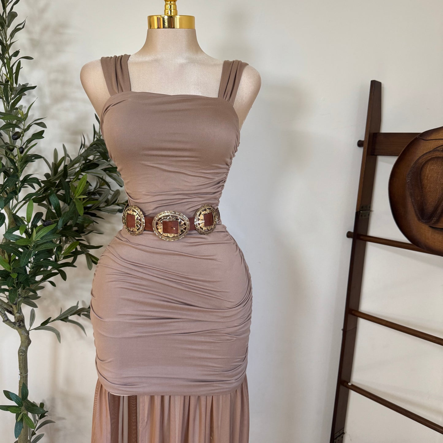 Ella Dress-Mocha