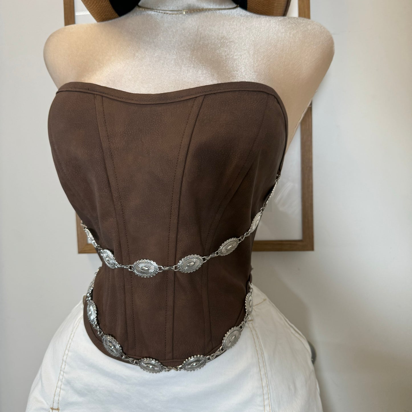La Bota Corset -Brown