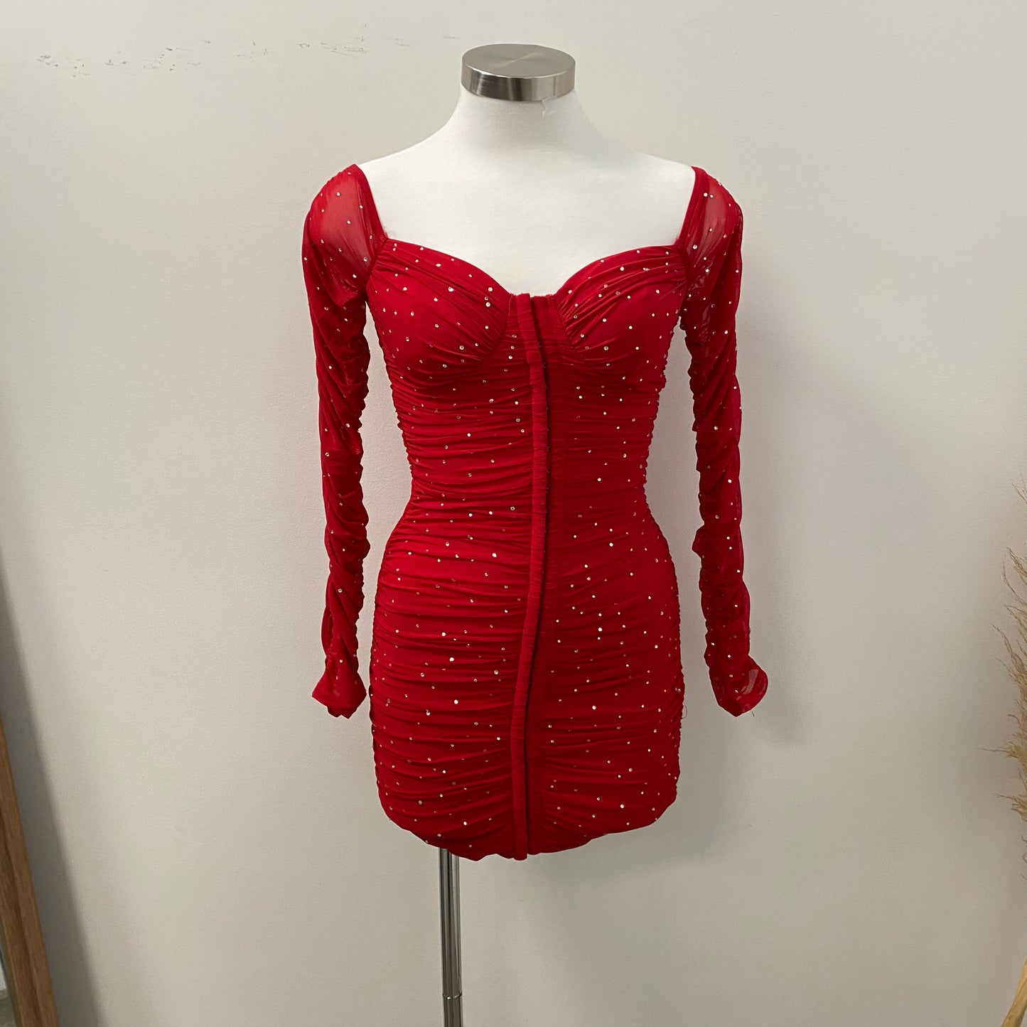 All About Me Dress-Red