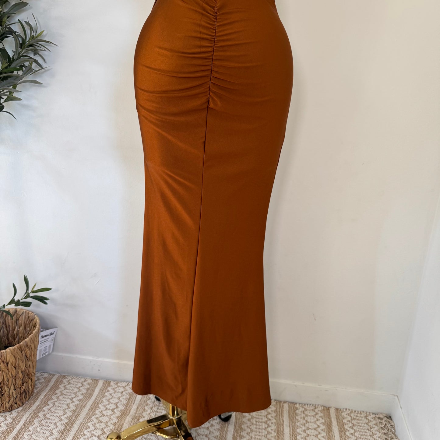 Gala Dress-Brown