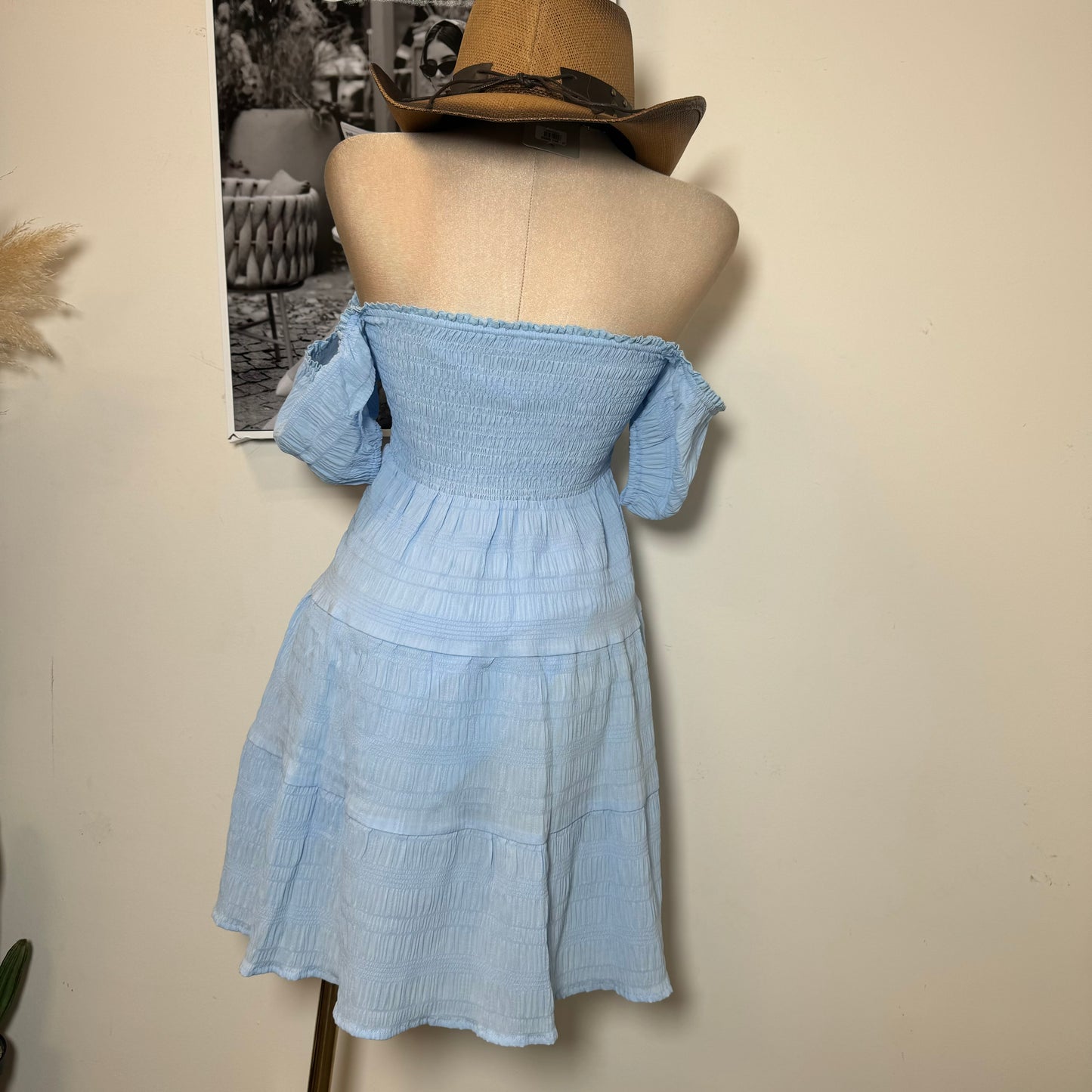 Vaquerita Dress-Baby Blue
