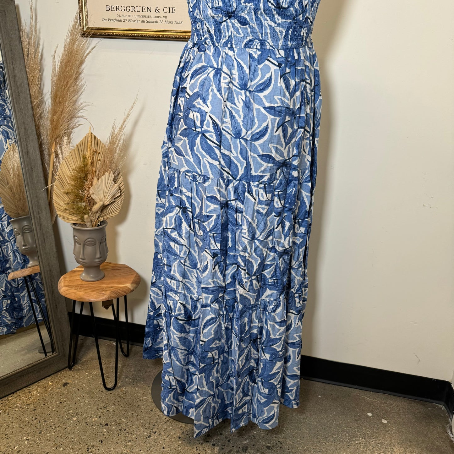 Rosita Plus size Dress-Blue