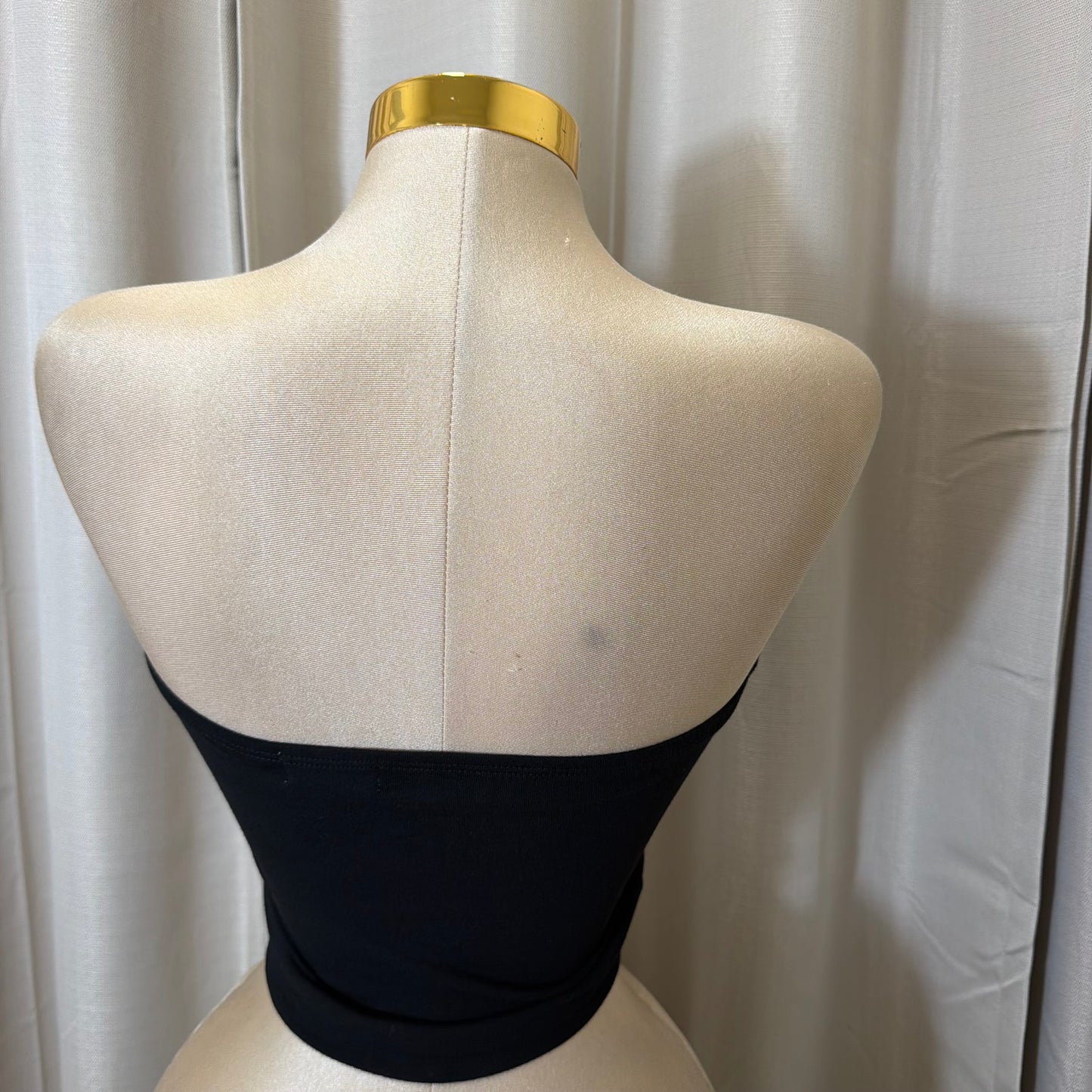 Mexico Tube Strapless Top-Black